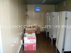 Вагончик 5м - туалет, ЛПВХ, перегородки лдсп, г.Волгоград в Ассиновской