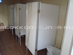 Вагончик 5м - туалет, ЛПВХ, перегородки лдсп, г.Волгоград в Ассиновской
